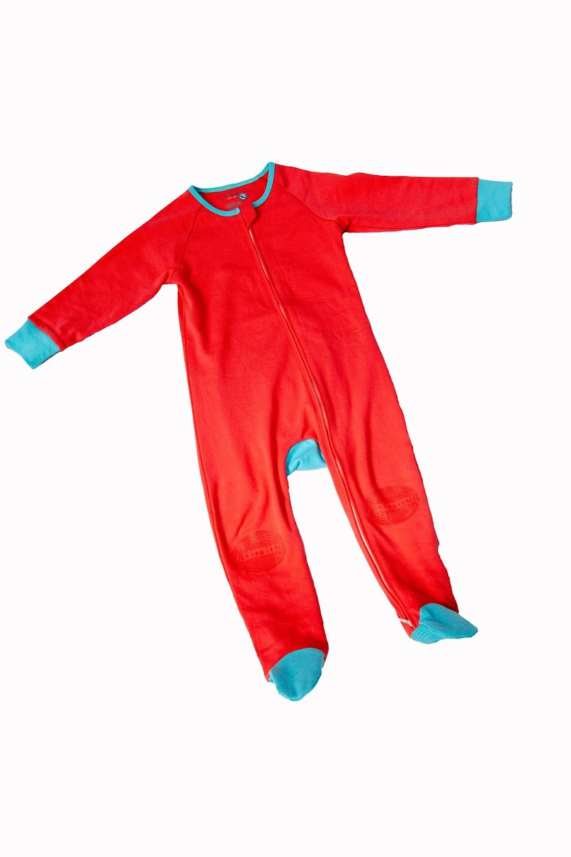 Grippy Organic Cotton Baby Onesie with Grip | Grippies