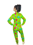 Grippy Gang Adult Pajama Set Organic Cotton Loungewear | Grippies