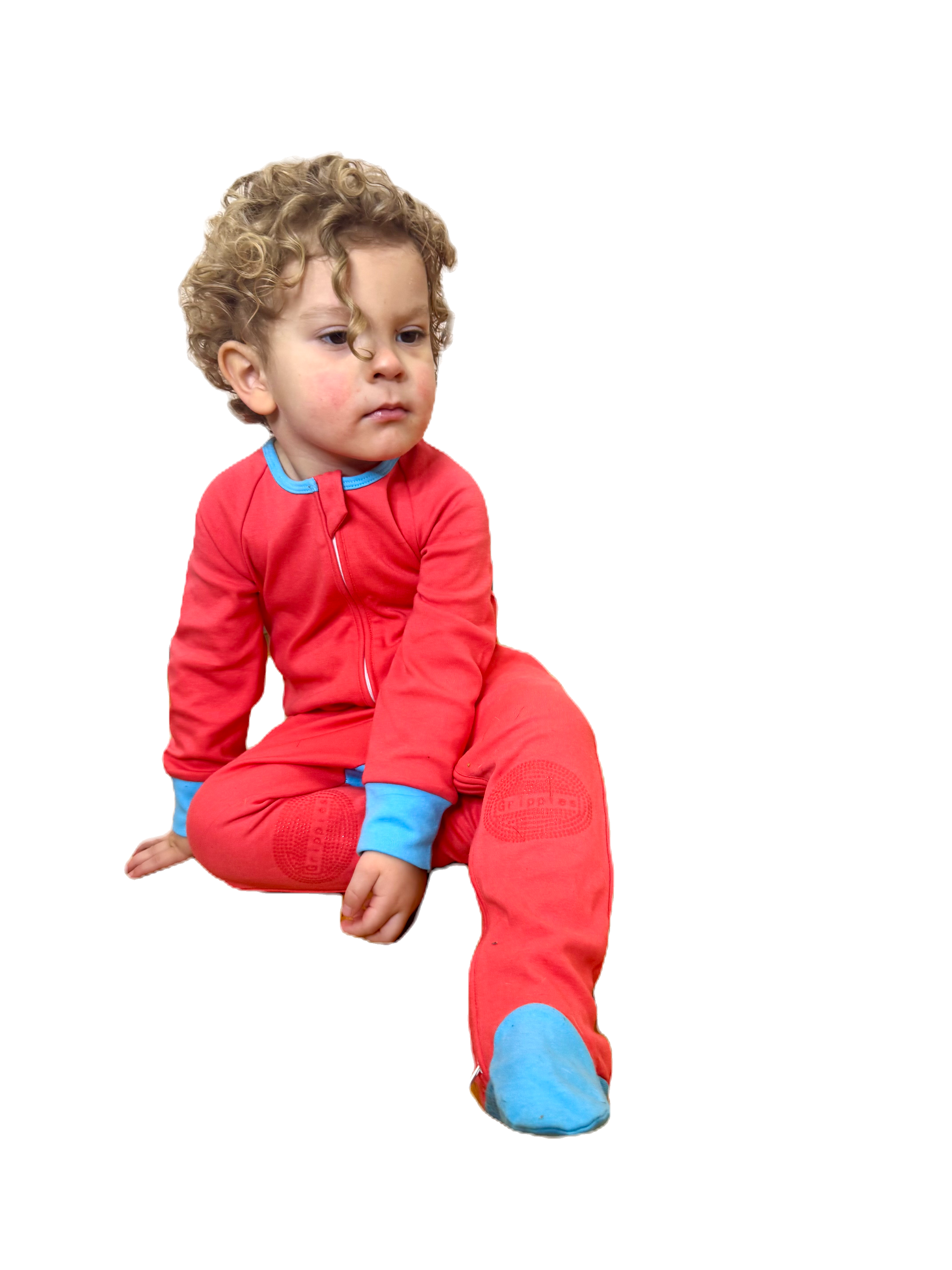 Grippy Organic Cotton Baby Onesie with Grip | Grippies