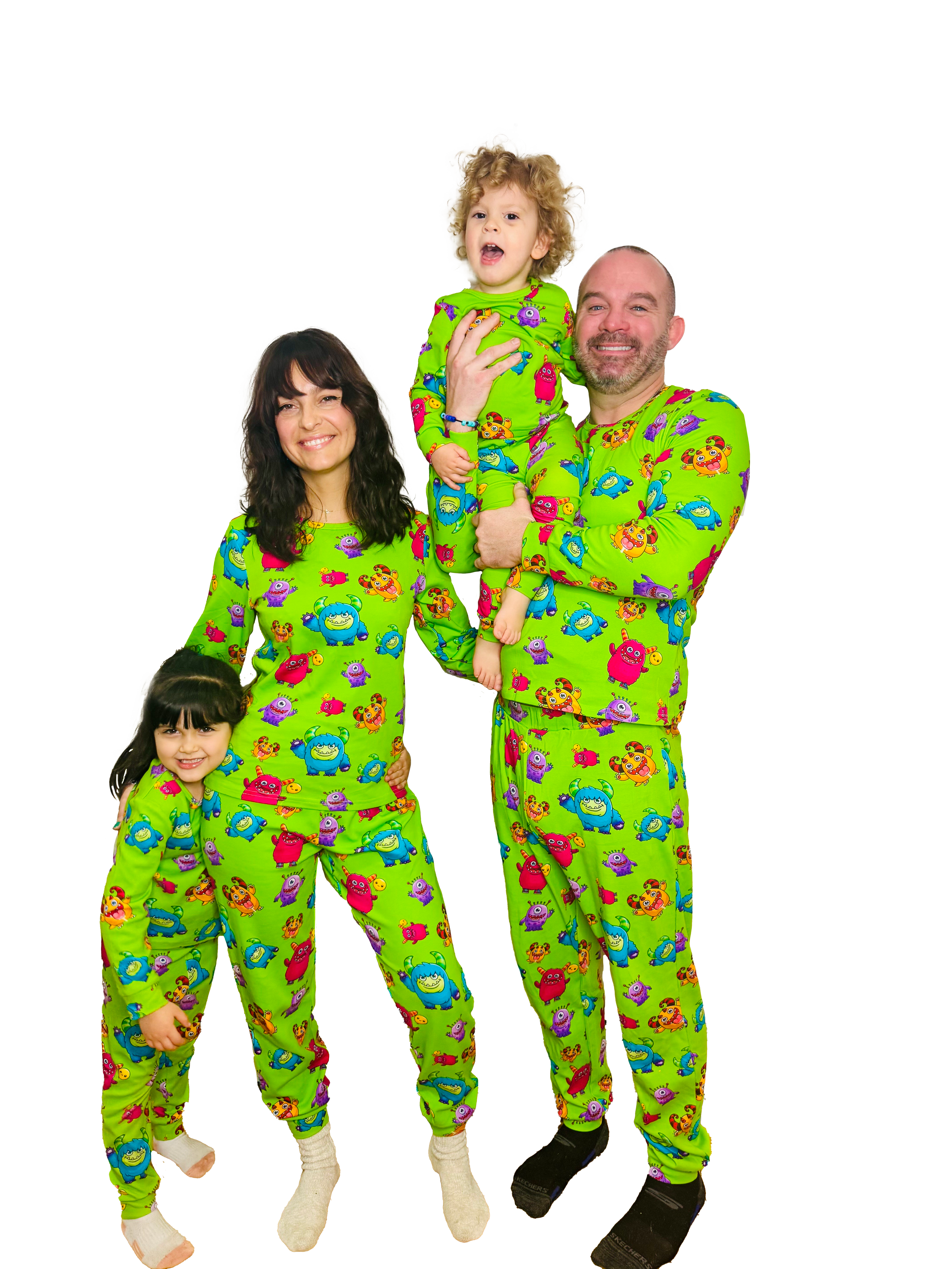 Grippy Gang Adult Pajama Set Organic Cotton Loungewear | Grippies