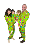Grippy Gang Adult Pajama Set Organic Cotton Loungewear | Grippies