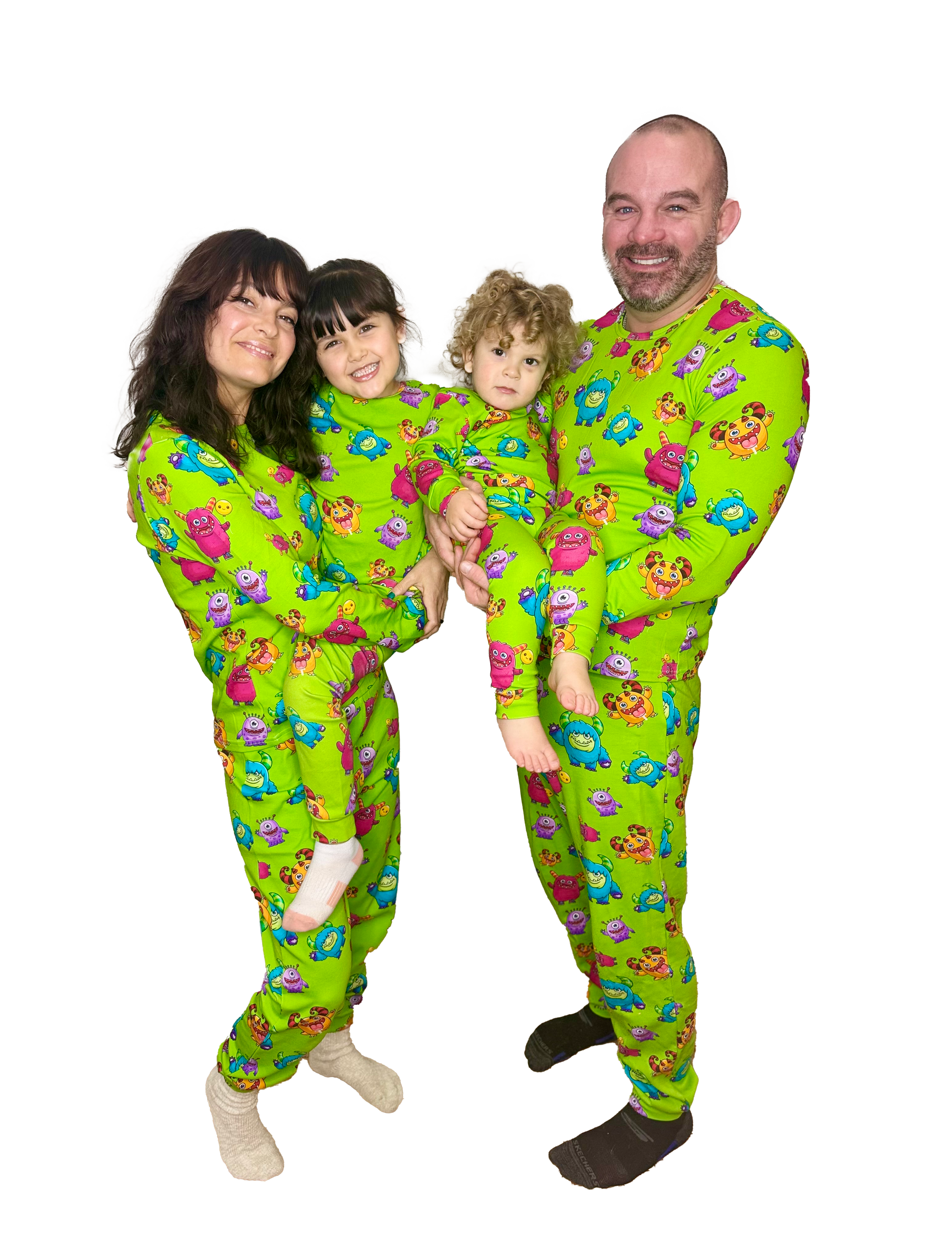 Grippy Gang Adult Pajama Set Organic Cotton Loungewear | Grippies