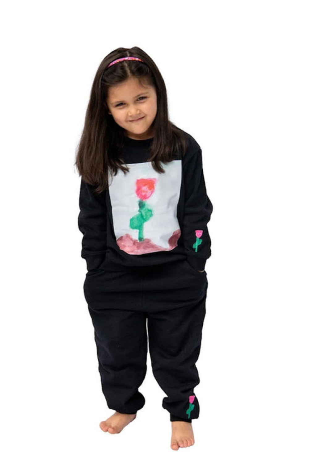 Raine Rose Art Baby Activewear Set Organic Cotton | Grippies