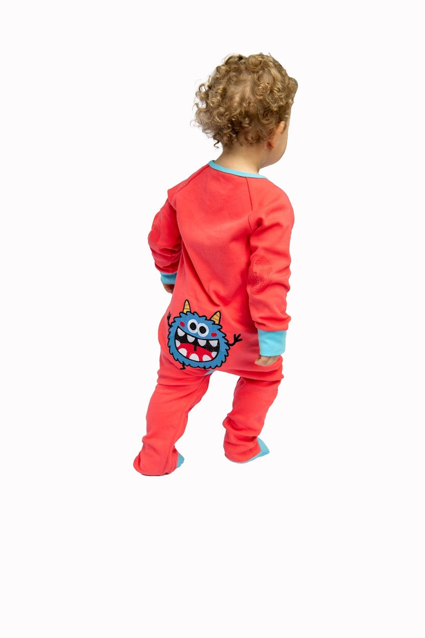 Grippy Organic Cotton Baby Onesie with Grip | Grippies