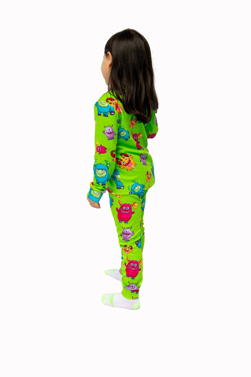Grippy Gang Youth Pajama Set Organic Cotton Sleepwear | Grippies