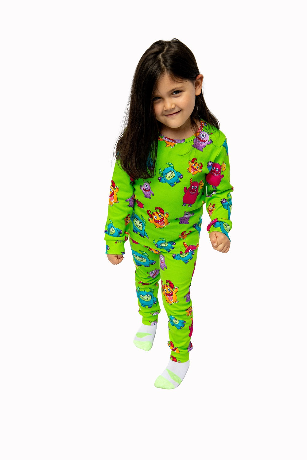 Grippy Gang Youth Pajama Set Organic Cotton Sleepwear | Grippies