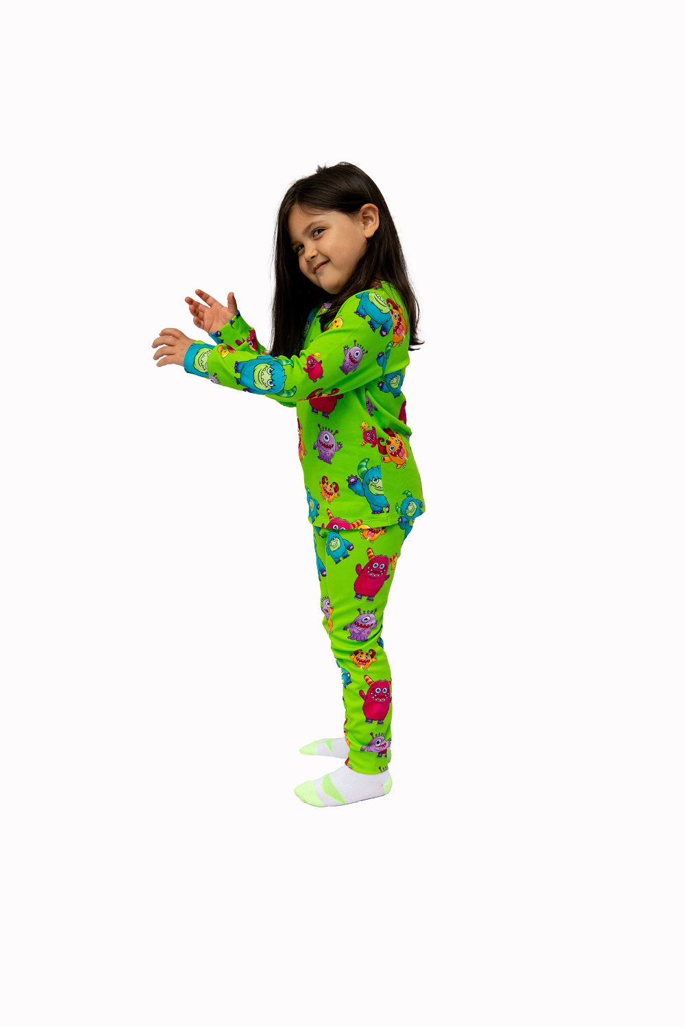 Grippy Gang Youth Pajama Set Organic Cotton Sleepwear | Grippies